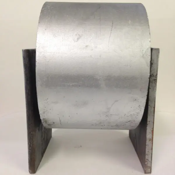 Factory Hot Sale 8*6 Inch Ground Roller Thick Pipe Assembled Side Plates skip container Accessory