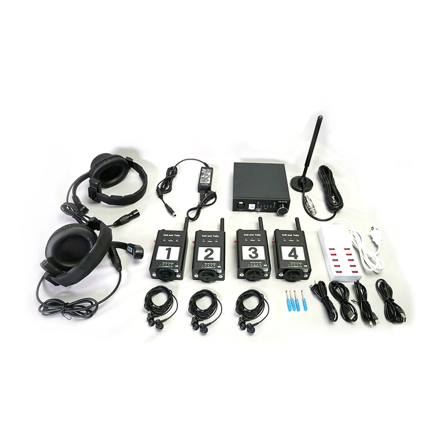 New Developed High Quality Professional Accurate Duplex 4 Way Wireless Monitor Intercom for Camera and Live Broadcast Company