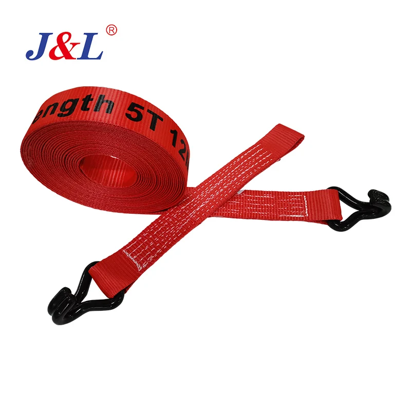JULI ratchet and custom strap 10 ton ratchet cargo lashing belts cinto de catraca 5 toneladas cargo belt 3inch oem