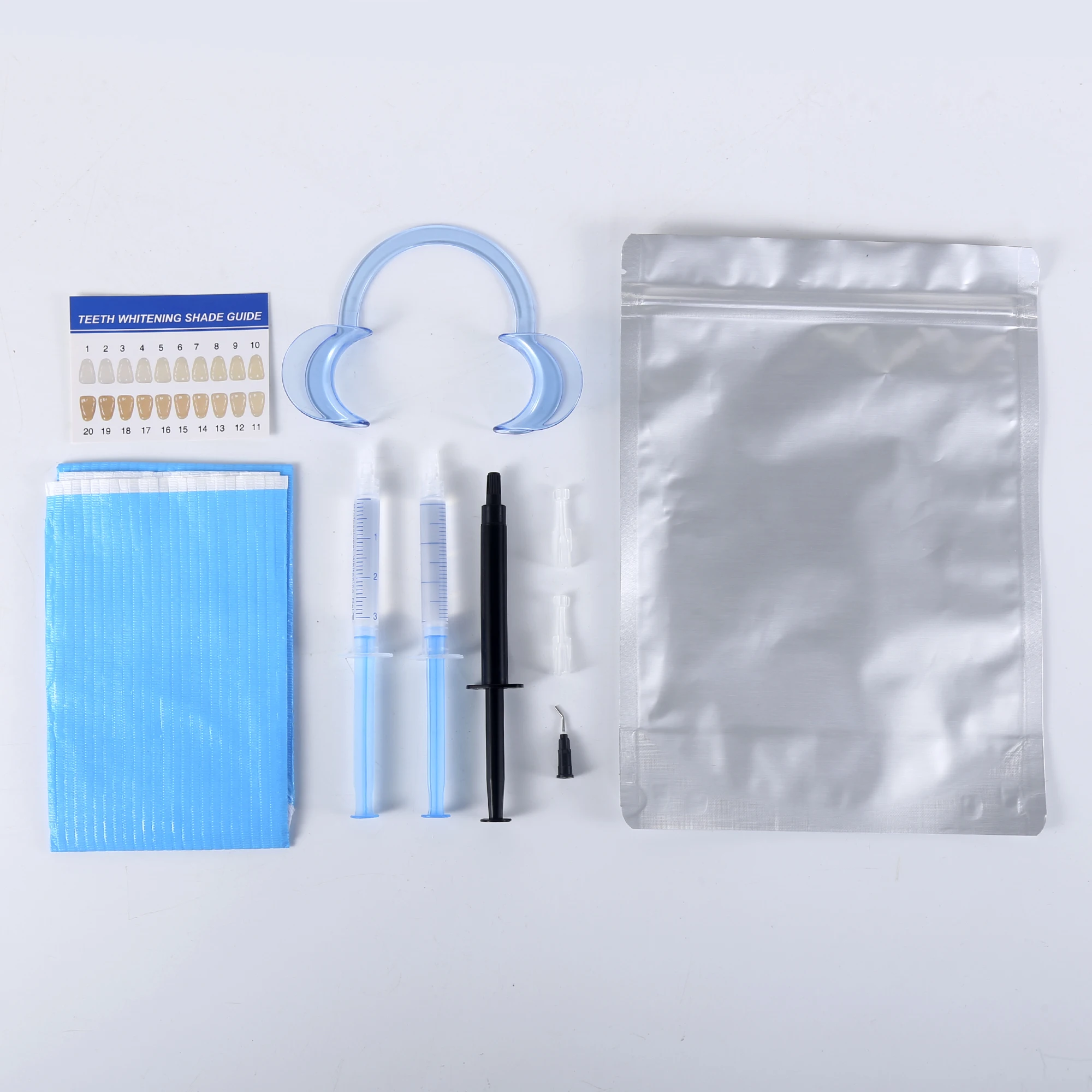 Customizable Foil Bag Package Tooth Whitening Kit In Dental Office Teeth Whitening Kit For Clinic Use