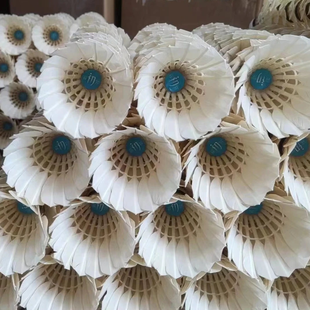 High Quality Goose Feather Shuttlecock Popular Badminton Product Wholesale from Taiwan Brand