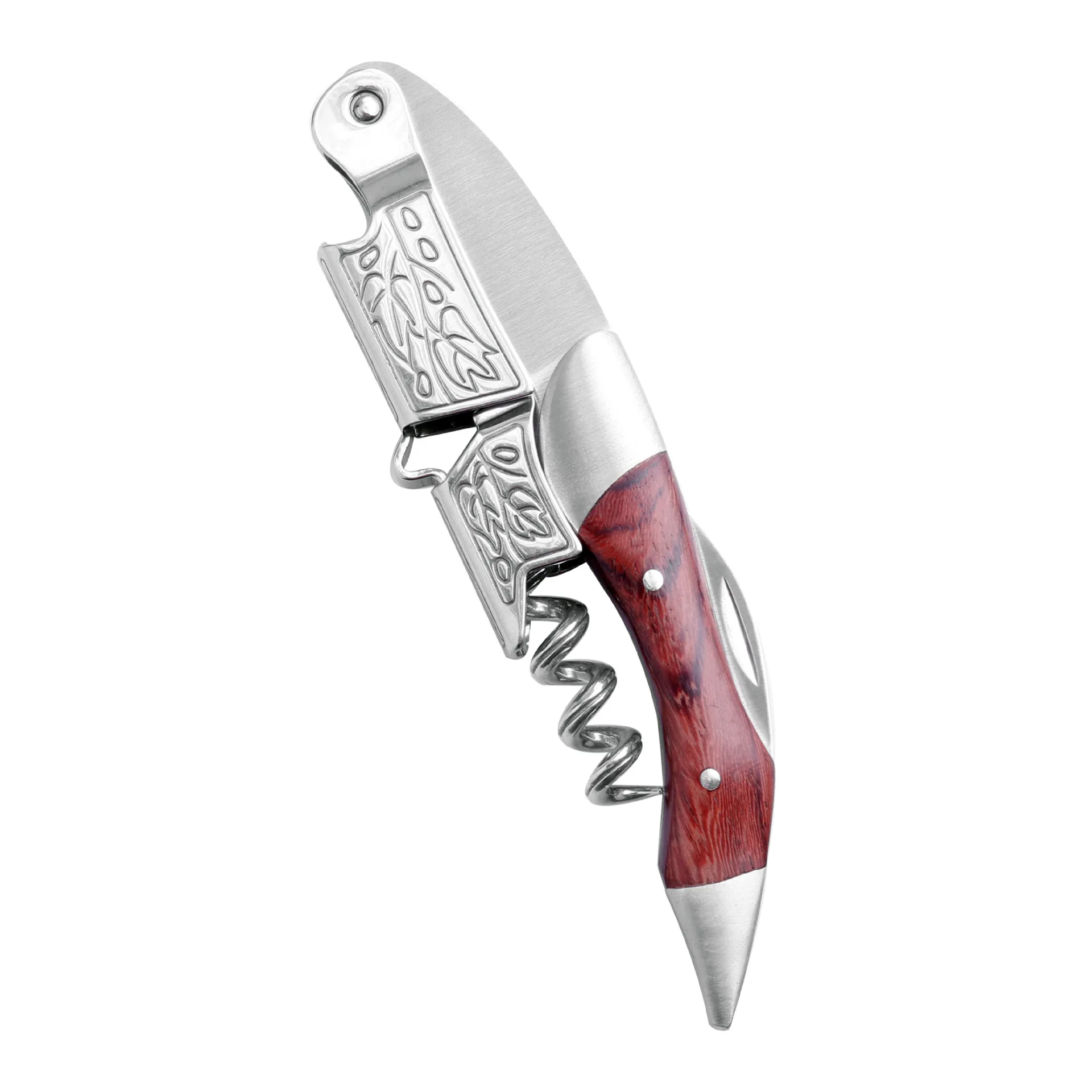 Wine Bottle Openers Easily Use Custom Wooden Handle Corkscrew Wine Bottle Opener