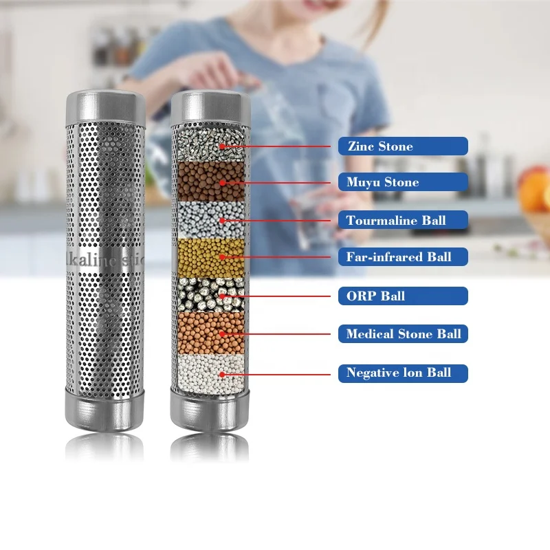 Hoonni Portable Mineral Negative Ion Hydrogen Purifier Alkaline Water Stick For Body Health