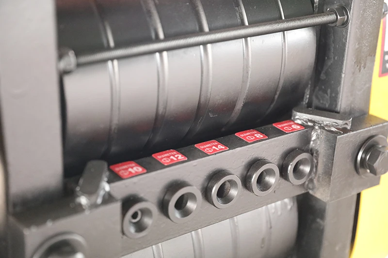 GX 6-14 5.5kw+2.2kw 3phase 6-14mm wasted second-hand steel bar recycling straightening machine