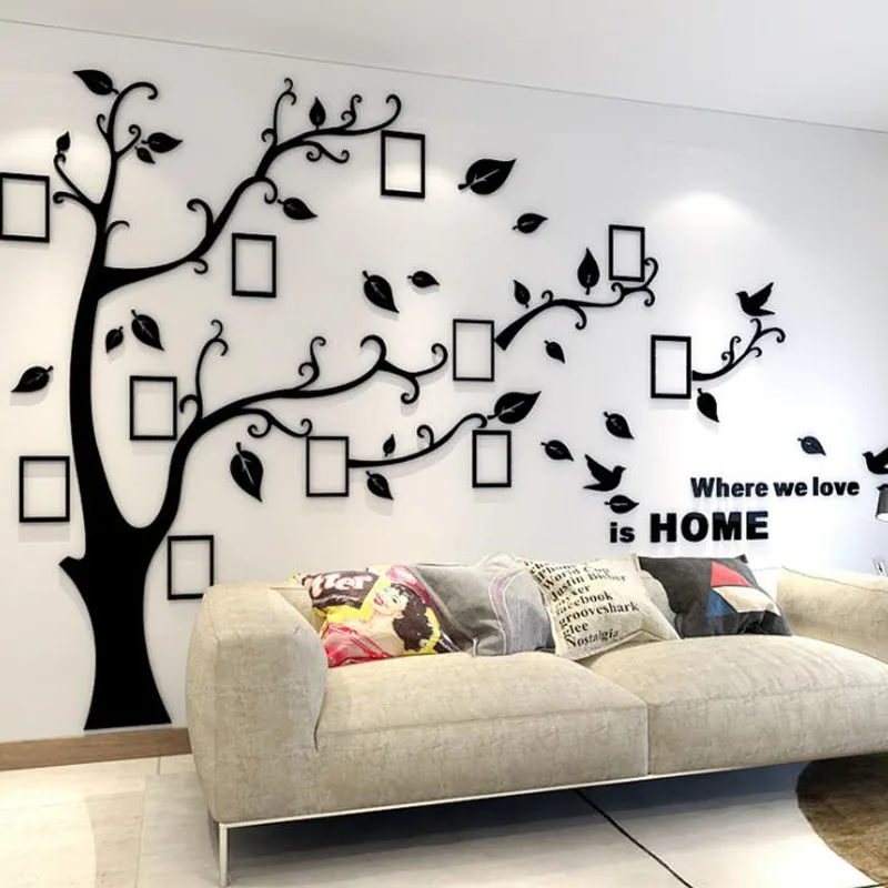 
Decorative photo tree acrylic sticker 
