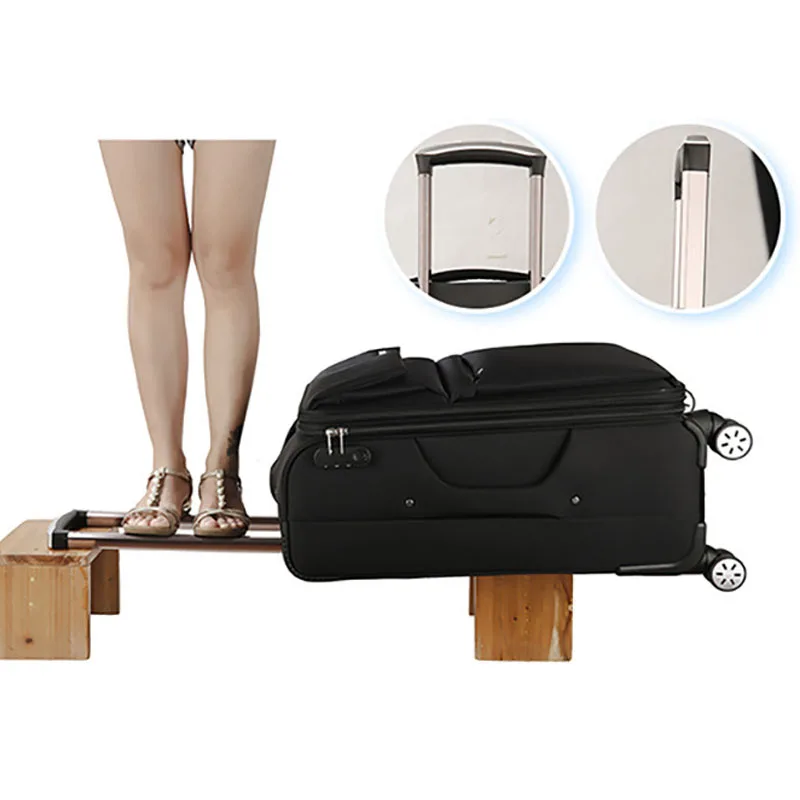 Durable  Expandable Eva Trolley Suitcase Bags Soft Trolley Luggage With Factory Price