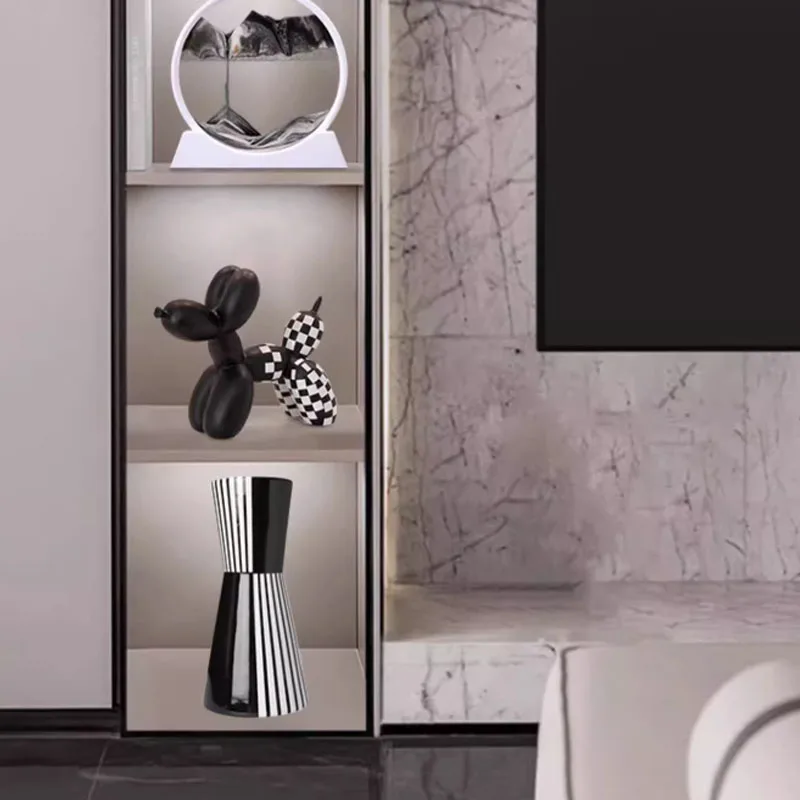 Modern Room Decor Resin Crafts Abstract Silence Is Gold Sculpture Decoration for Living Room