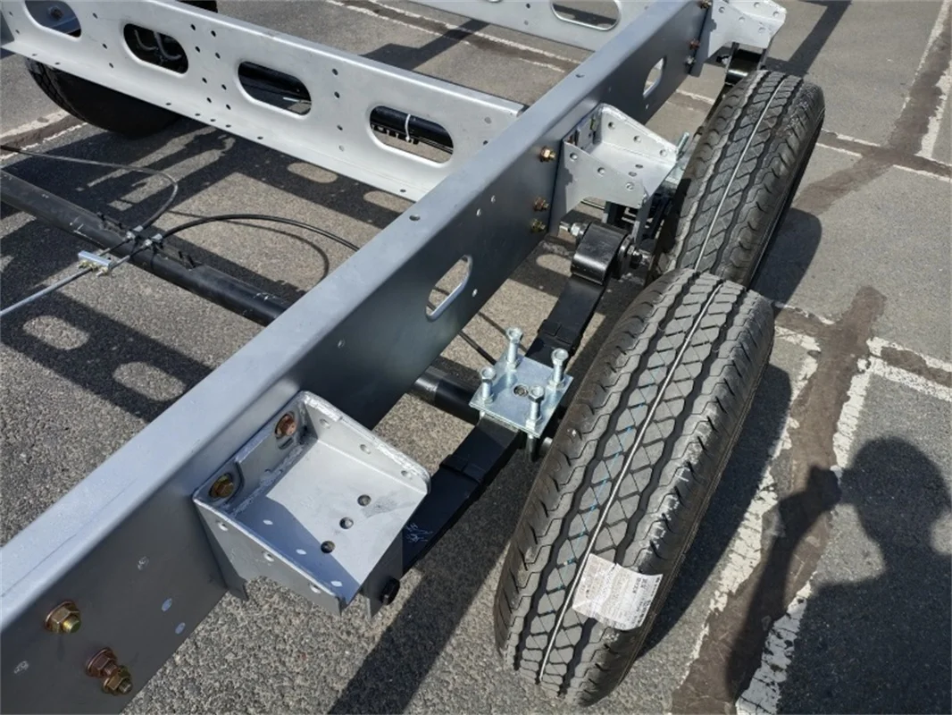 Low price single axle chassis of travel trailer caravan house frame for sale