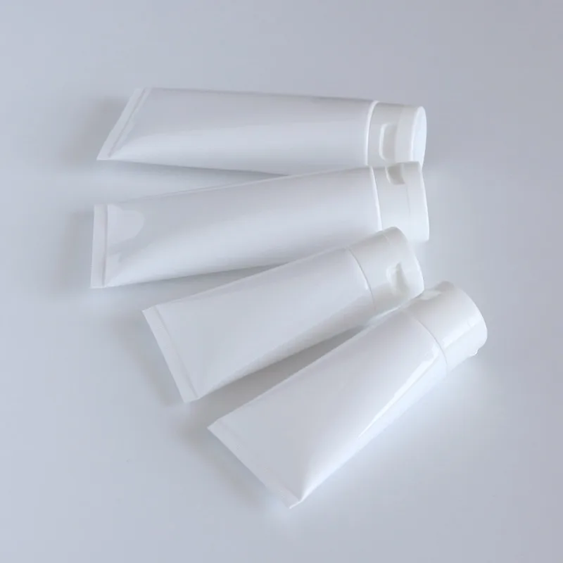 50ml 100ml 120 ml face cleanser Empty Plastic Packaging Tube eco-friendly soft tubes for cosmetic