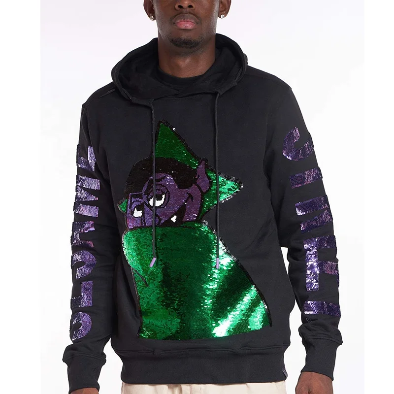 Wholesale Custom Sequin Spooky Season Ghost Patches Iron On Halloween Ghost Pumpkin Sequin Patches Embroidery For Clothing