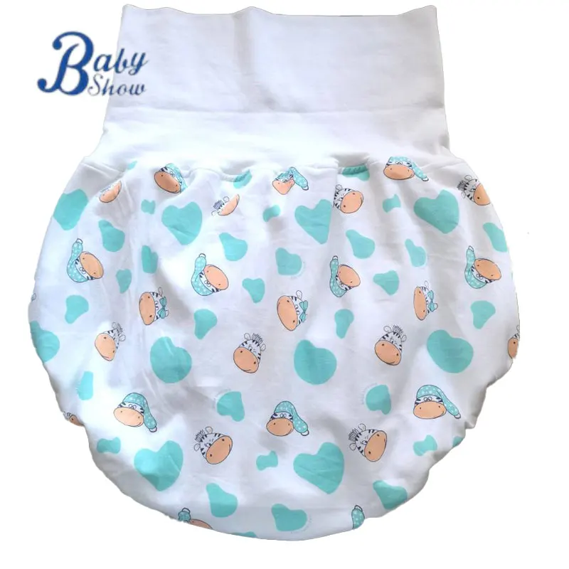 Babyshow DDLG брюки для взрослых и малышей с высокой талией защиты живота подгузники защитой от протекания тканевые хлопковые карманами