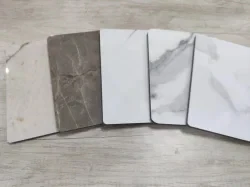 New building materials marble effect aluminium composite panel laminated for wall panel cladding and TV backdrop wall