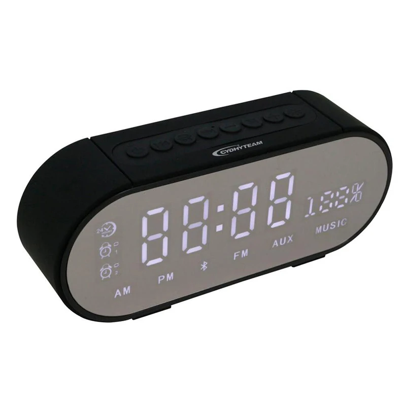 
[Source manufacturer] HEITUO led alarm clock radio speaker portable hifi wall quran Powered Speaker 