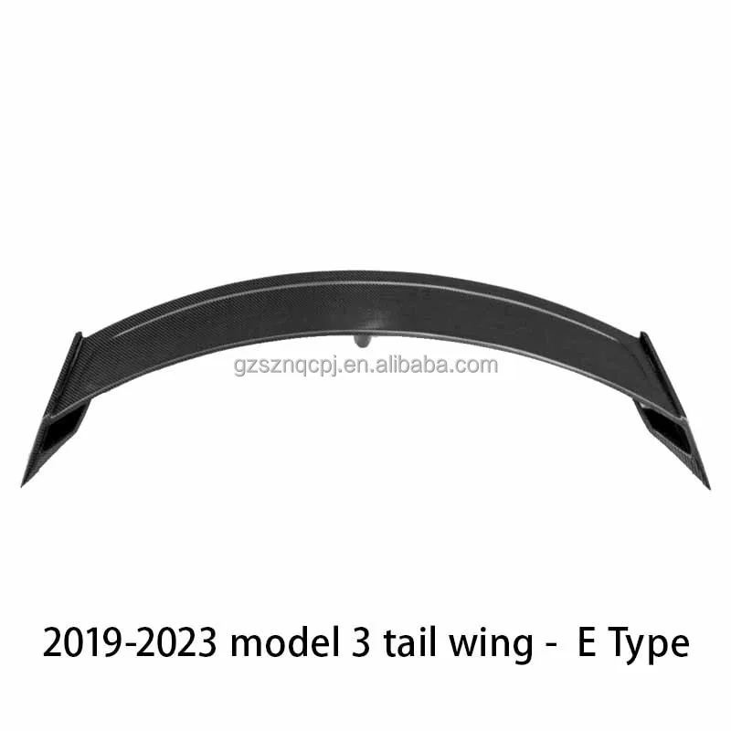 cmst spoiler  for tesla model 3 2019-2023 design universal auto parts Rear ducktail wing car trunk diffuser body kit