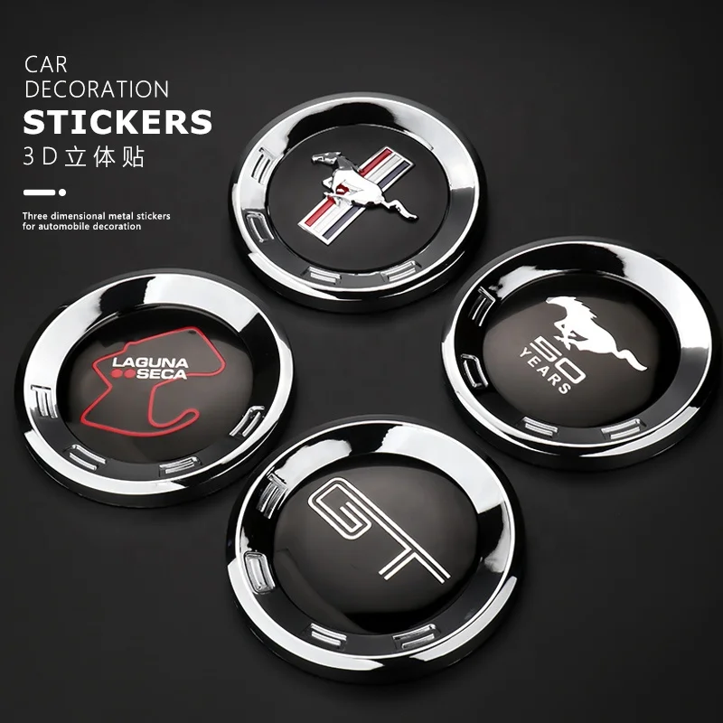 Chrome Wholesale customization 3D ABS car stickers emblem Badge Body sticker Car Emblems For Trunk Tag Sports modified logo