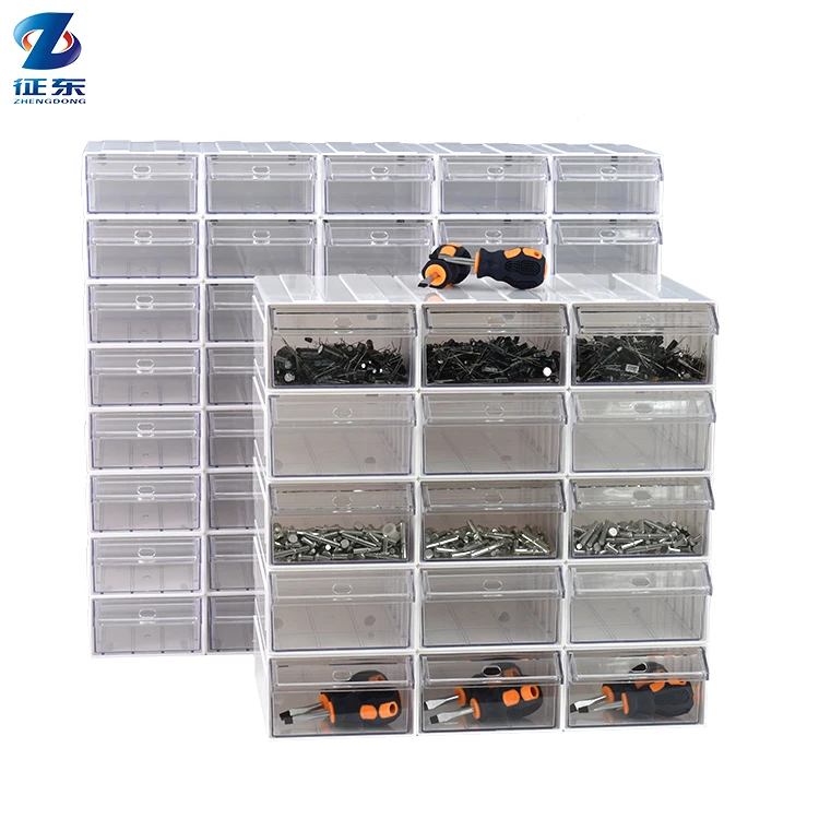 Multi Drawer Small Parts Clear Bead Drawer Lego Box Mini Organizer Storage Box Plastic