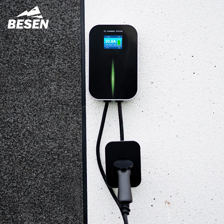 BESEN Wholesale Home WALLBOX 7.2kW 32A Smart APP EV CHARGER EV Charging Station for all ev models