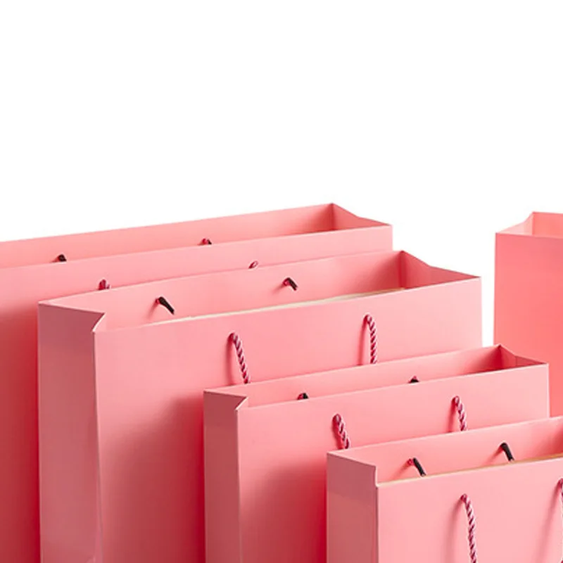 2024 новые экологически чистые подарочные пакеты из крафт-картона с тисненой лентой премиум-класса для упаковки обуви акции