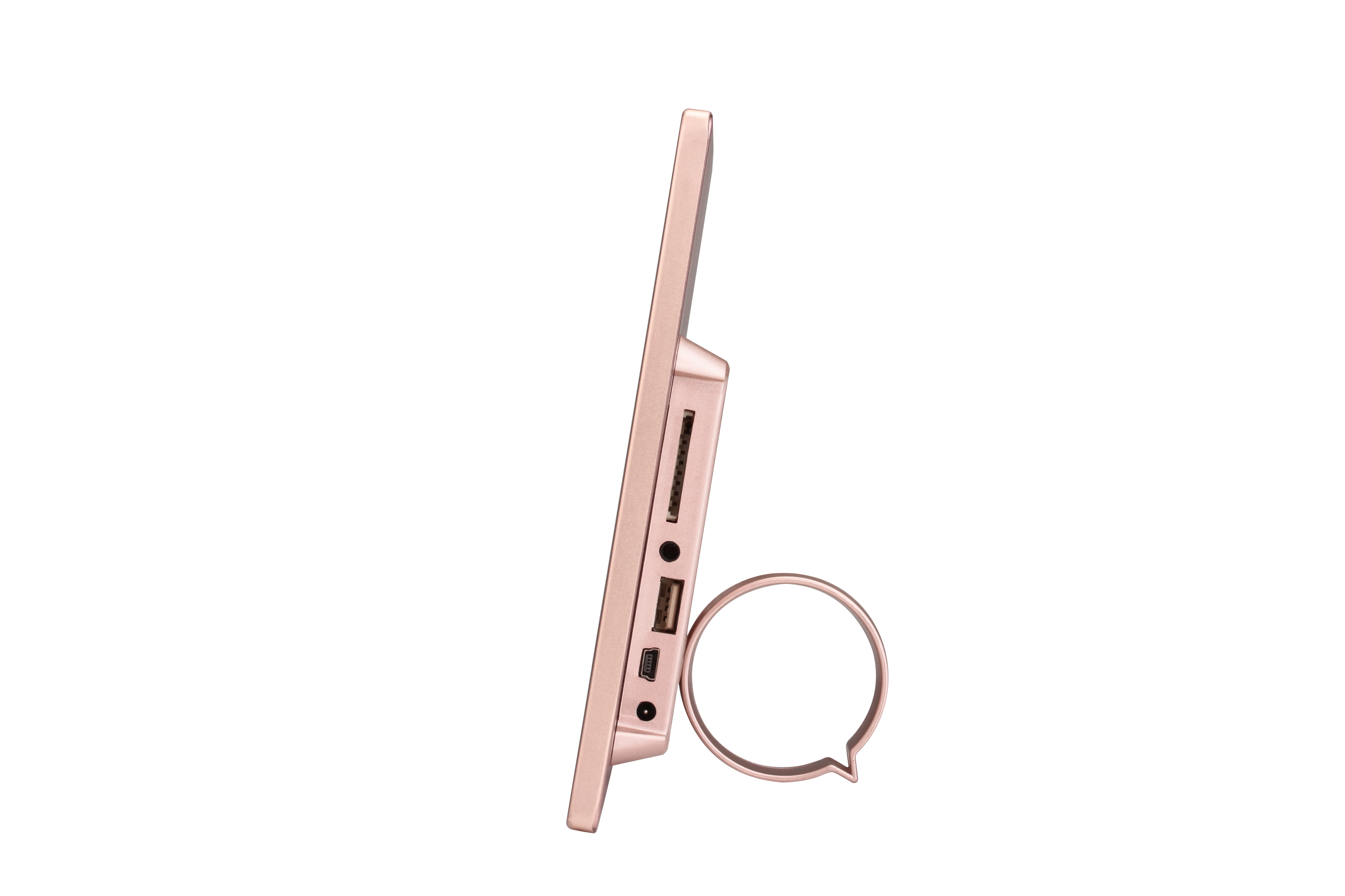 High Quality Elegant OEM 10 Inches Metal Digital Photo Frame, Wall Mountable, Video Clip Playing, Slideshow