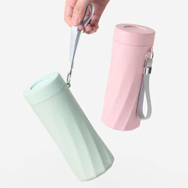 Design Natural Bamboo Cup Bamboo Fiber Coffee Mug Biodegradable Green Organic Bamboo Fiber Coffee Cup With Lid Rope