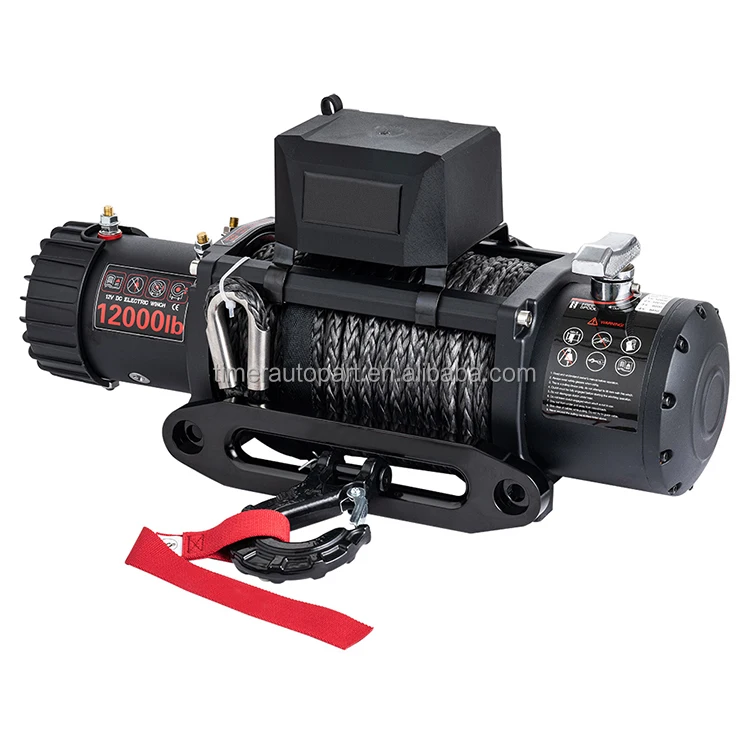 12V 24V Electric Winch Suv Car Heavy Duty Portable Offroad Truck Utes Bed High Speed Trailer Electric Winch