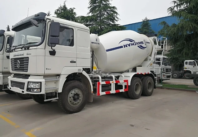 China Shacman 6*4 8m3 10m3 Cement Concrete Mixer Truck Price