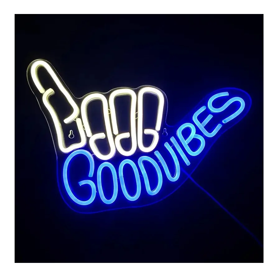 Most Popular Illuminated Multiple Modes Rgb Led Neon Light Sign Dropshipping For Kids Bedroom Living Room Decoration