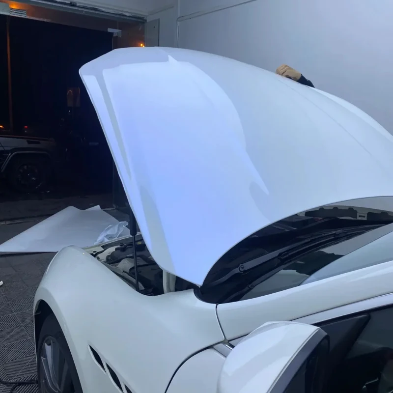 Custom White Turns Blue Self Healing TPU Color Changing Film Car Wrapping Film Color PPF Paint Protection Film Color Change Foil