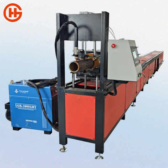 Полностью автоматическая подача стальной круглый профиль трубы CNC 8-осевой лучевой плазменной резки