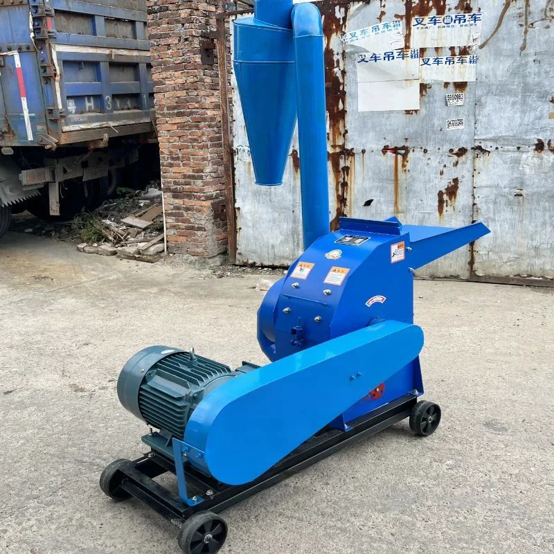 Diesel Engine Maize Grinding Machine Grain Flour Hammer Mill Animal Feed Stalk Shedding Crusher With Screen