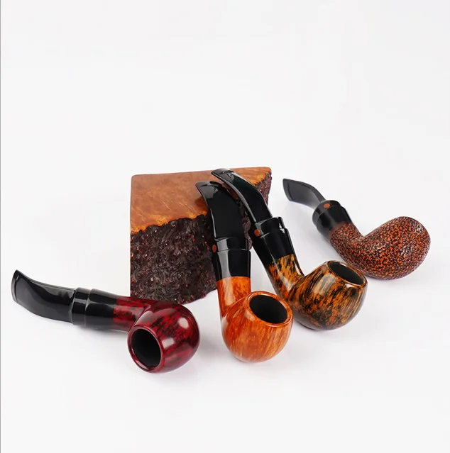 Concise Style Smoking Pipe Handmade Cigar Cigarette Pipes Professional Manufacturer Smoke Accessories Tobacco Pipe