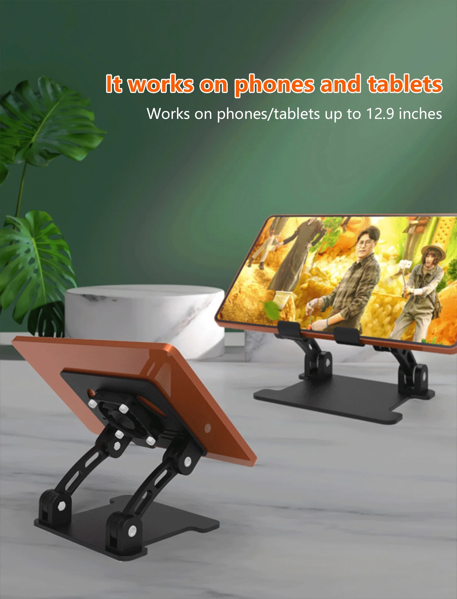 adjustable aluminium phone tablet pc laptop cooling stand with usb fan