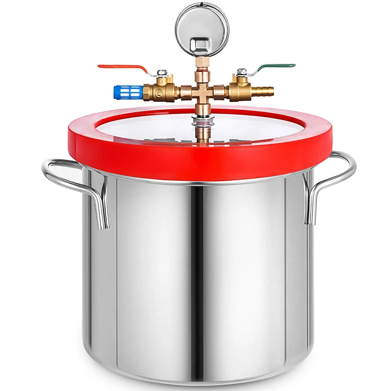 1 1.5 2 3 5 6 Gallon Vacuum Chamber high-strength wholesale price Stainless Steel Vacuum Chamber