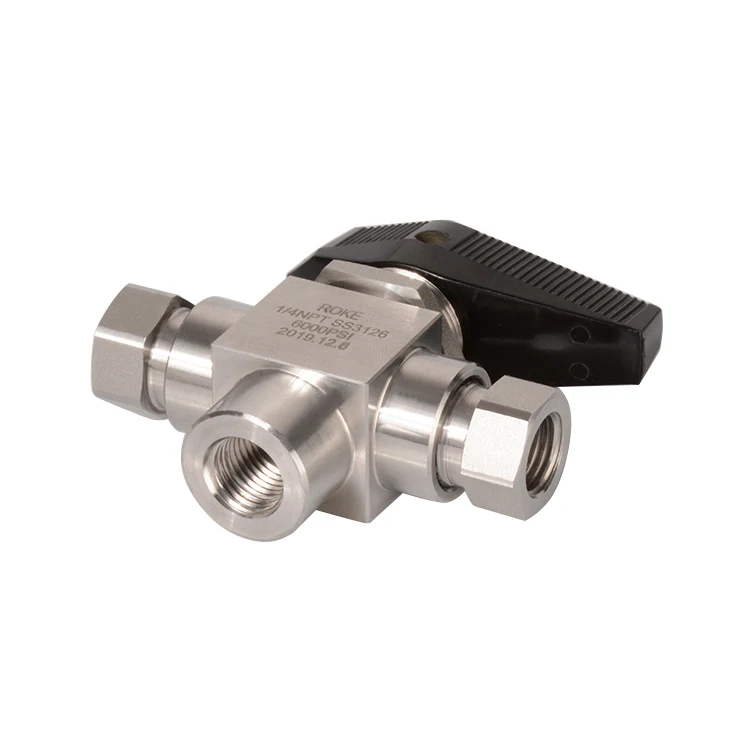 Trunnion Ball Valve Forged Stainless Steel 6000psi parker similar valve for cng dispenser Instrument ball valve