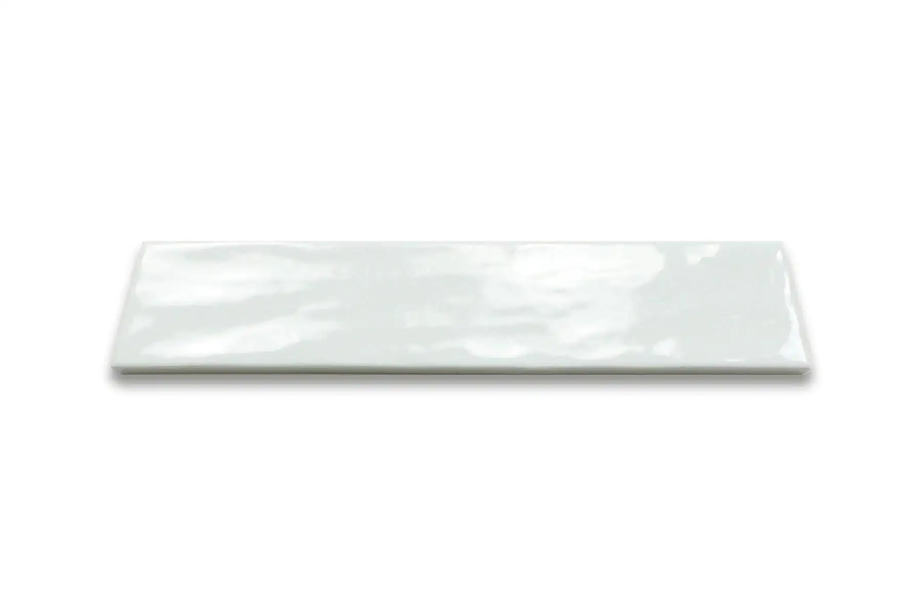Nordic Kitchen Backsplash 68*280mm Pearl Glaze Bathroom Splicing White Gloss Metro Ceramic Tiles