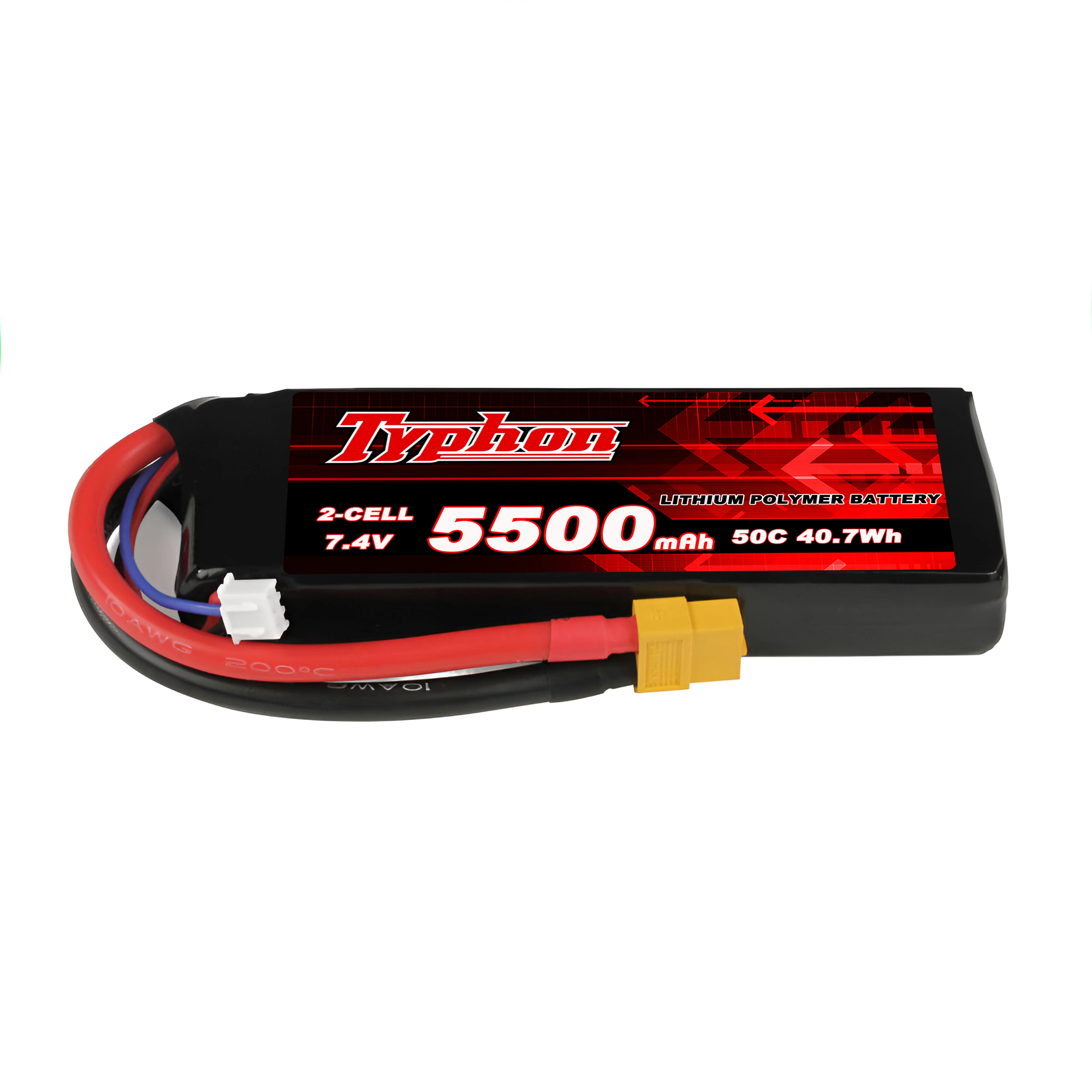 Factory Customization prismatic 5500mah 7.4v 50c 2s lithium  polymer lipo rechargeable battery for rc car boat truck heli airpla