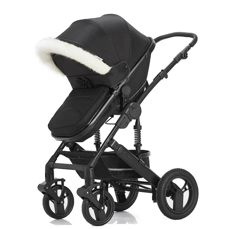 2023 Hot Sale 3 in 1 Baby Stroller with car seat Luxury Travel System big wheels with mommy bag baby poussette