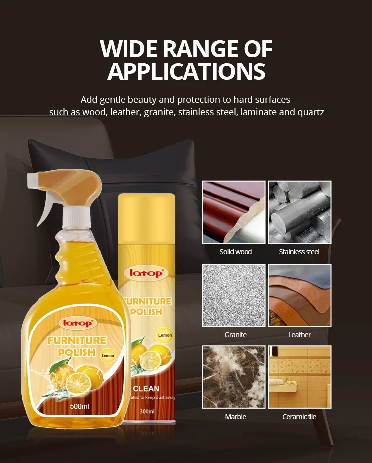 Оптовая продажа, быстрая и легкая блестящая деревянная мебель, полированные материалы, чистка и глазирование мебели, полировка для дома
