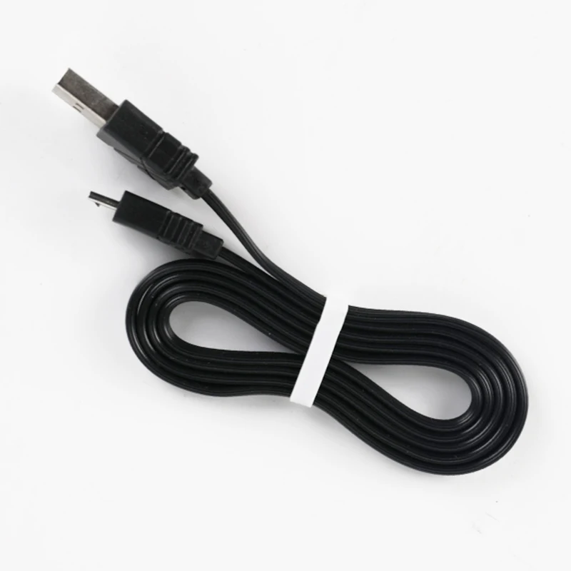 Factory Wholesale Colorful 1M 2M 3M Micro USB Cable Flat Noodle Data Sync Wire Charging Cable for Mini 5Pin Interface