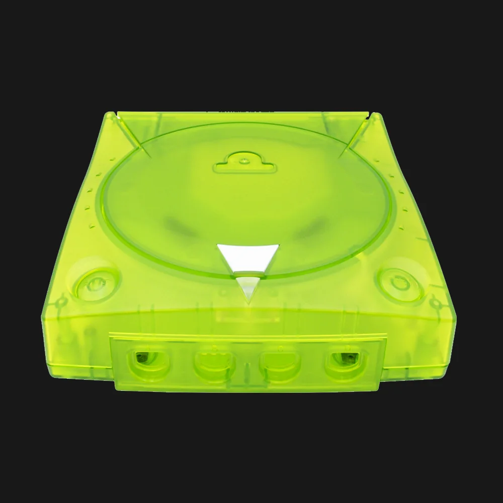 For SEGA Dreamcast DC Retro Video Game Console Transparent Case Replacement Plastic Case Translucent Case