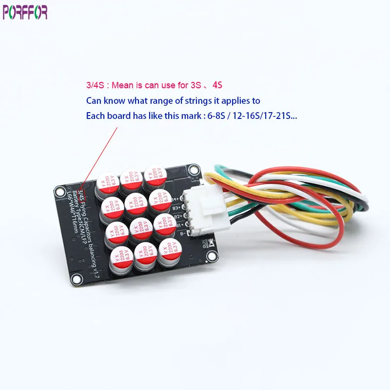 Porffor Li-Ion NMC LFP LTO активный балансир с