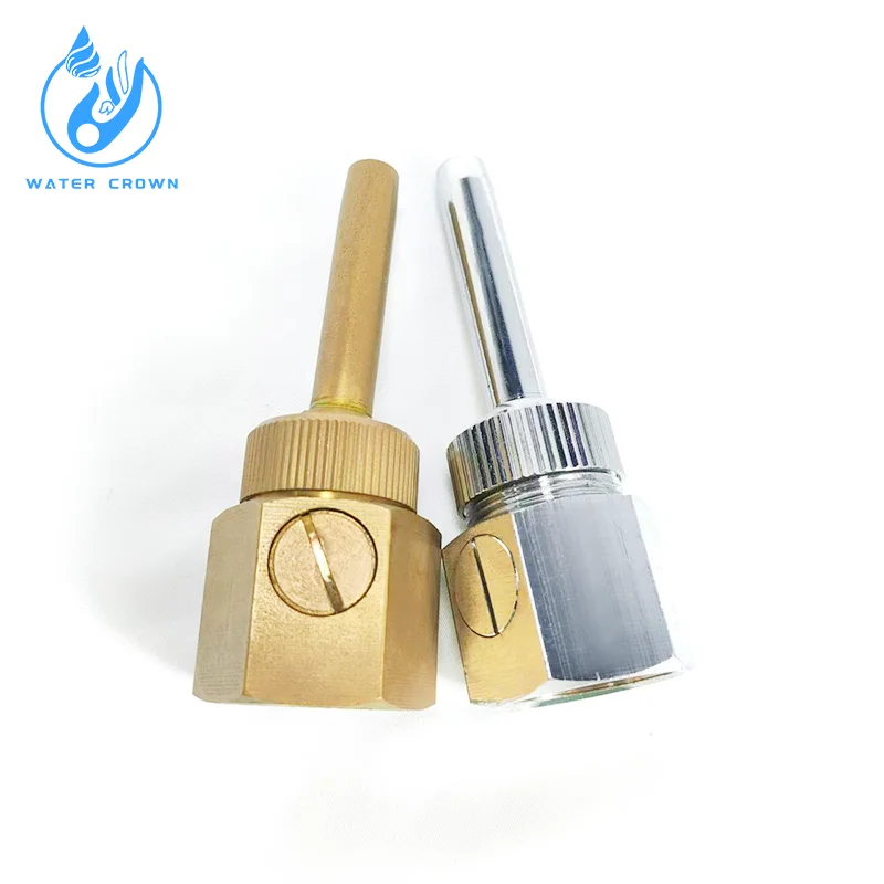 Water Crown Fountain Accessories Nozzle Mini Direct Injection Brass Waterfall Jet Fountain Nozzle