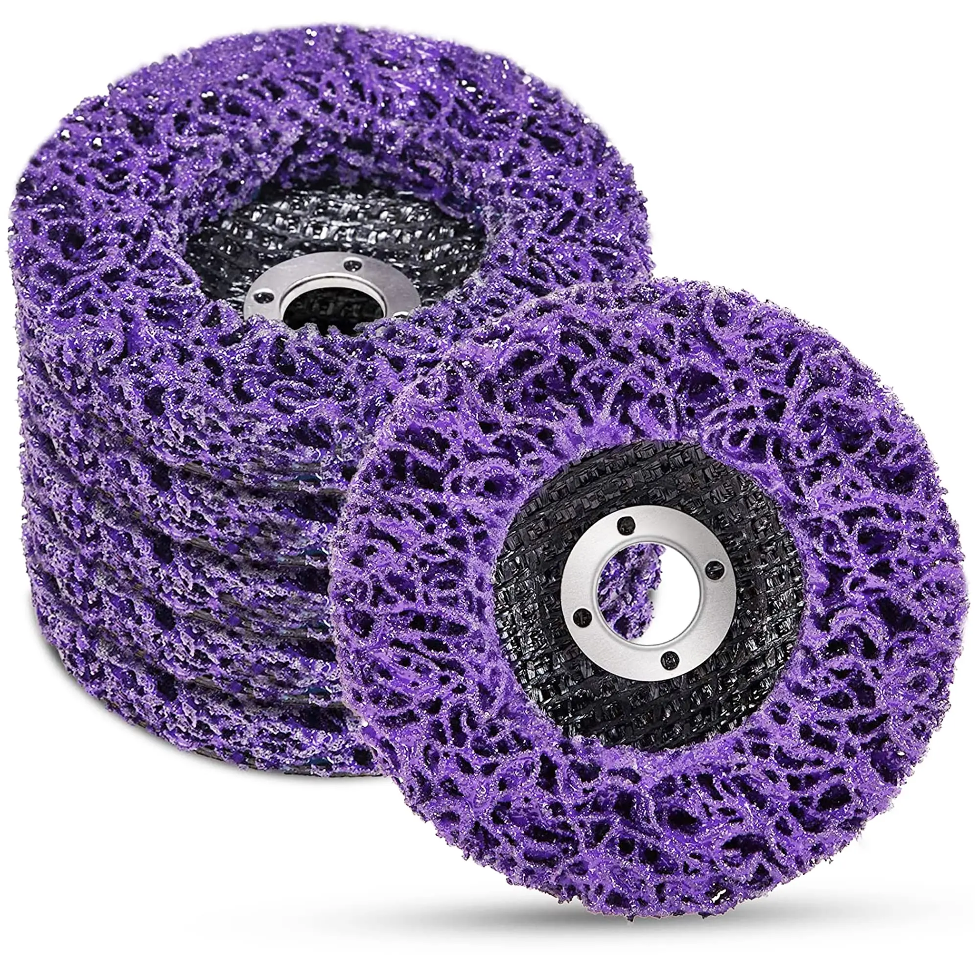 Wholesale Stripping Wheels Removing Rust Paint Cleaning Welds Quick Change Disc Blue Purple Black Clean Strip It Disc