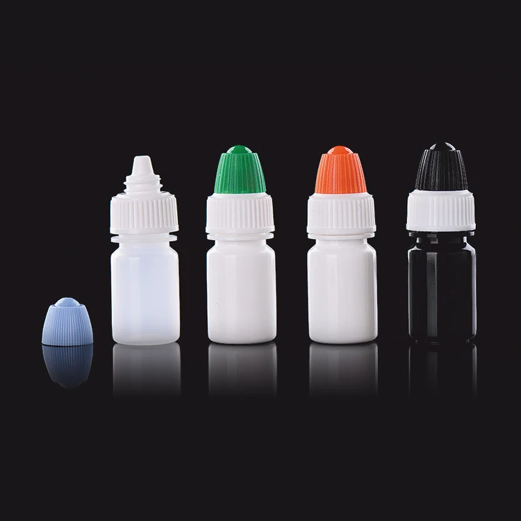 Ldpe plastic dropper bottle 100ml 120ml with childproof screw cap