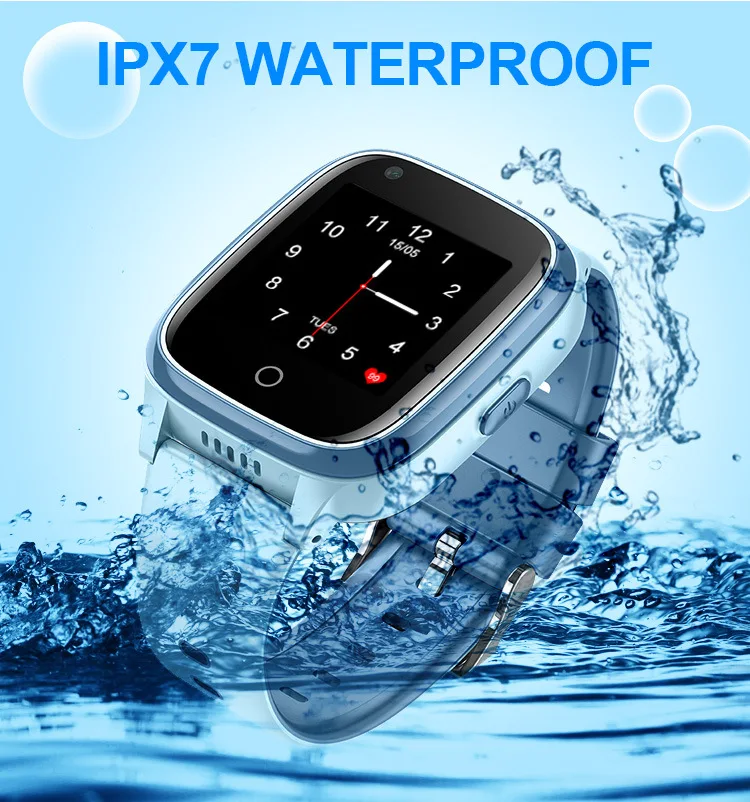 CHRT D32 700mAh Waterproof Video Call  Tracker Remote Monitor 4G Kids Smart Watch  With Alarm
