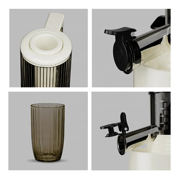 China  Large Feeding Big Mouth Slow Juicers Machine Cold Press Juicer Squeezer Reverse Function Juice Extractor