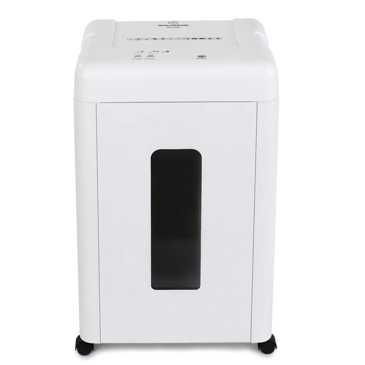WOLVERINE Paper shredder machine 2X10 mm 15 Sheets Super Micro-cut Home Office shredder  Heavy Duty 32L White