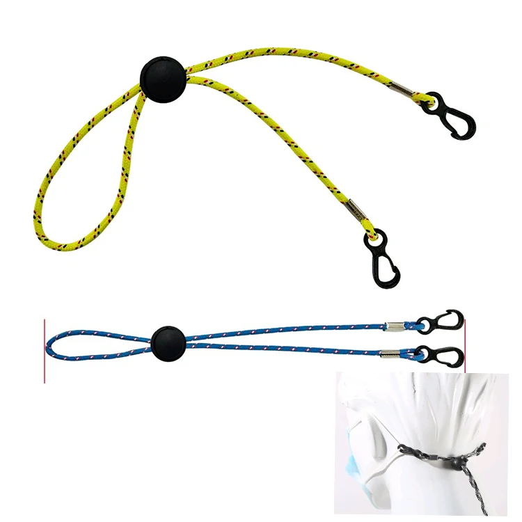 Изготовленные на заказ с регулируемой длиной для взрослых: шнурок на шею (ланьярд) маски для лица держатель шейный ремешок цепи маска талреп