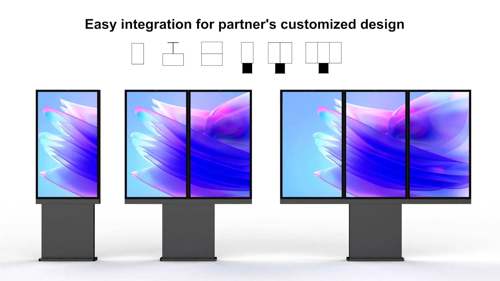 55 дюймов промышленный 3000nits Ip66 Открытый сенсорный киоск Digital Signage Android и Windows уличный Телевизор водонепроницаемый антибликовым стеклом
