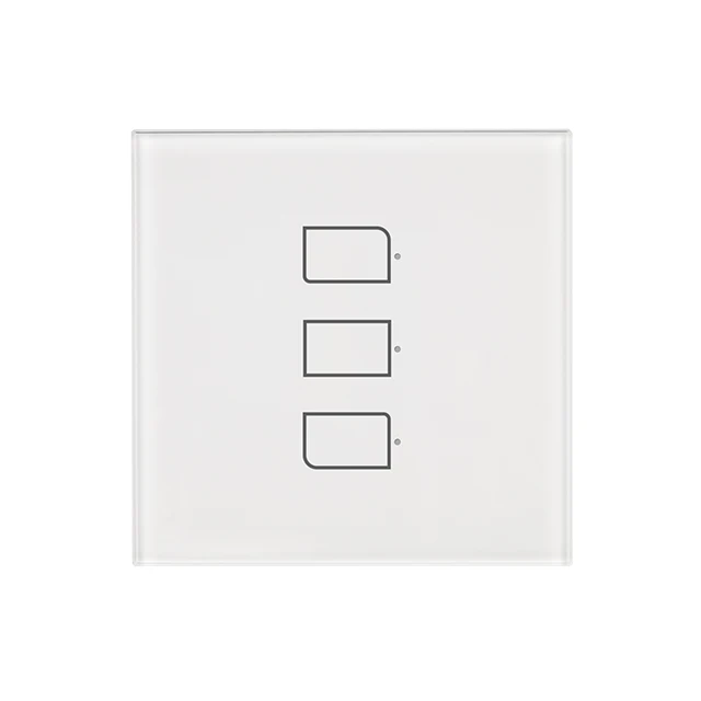 BROADLINK Bestcon TC2S-UK-3gang одиночный живой умный настенный сенсорный выключатель дистанционного управления работает с Alexa